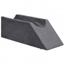 Клиновидна възглавница за крака Leg Elevation Firm, 68 x 25 x 21,5 см, сива