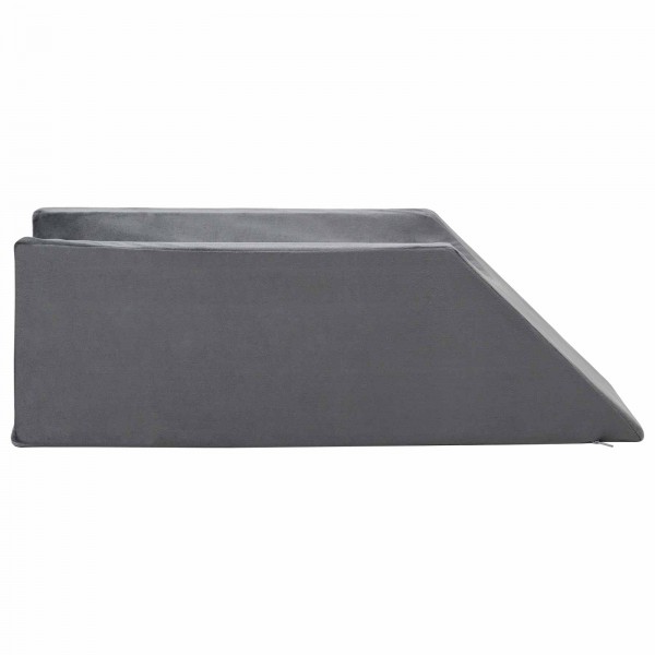 Клиновидна възглавница за крака Leg Elevation Firm, 68 x 25 x 21,5 см, сива