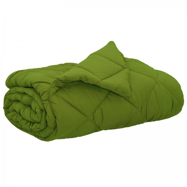 Лятна олекотена завивка Color Warm с полиестерен пълнеж, 200 г/м², зелена