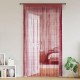 Пердета с ресни в цвят бордо за тръбен корниз, 2 бр., 100 x 250 см