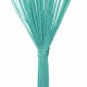 Пердета с ресни в цвят тюркоаз за тръбен корниз, 2 бр., 100 x 250 см