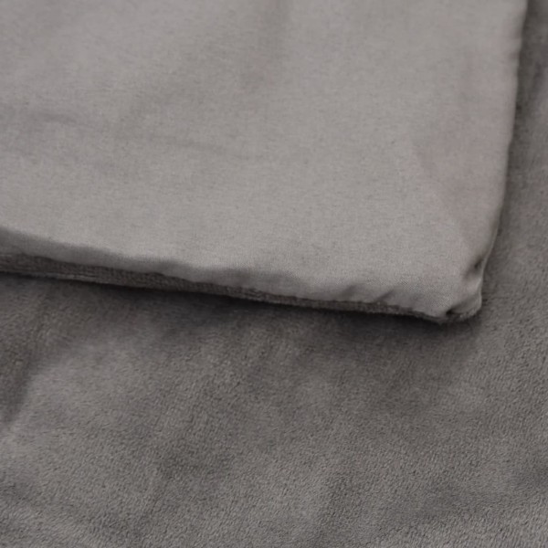 Тежко одеяло с плик, сиво, 200x230 см, 13 кг