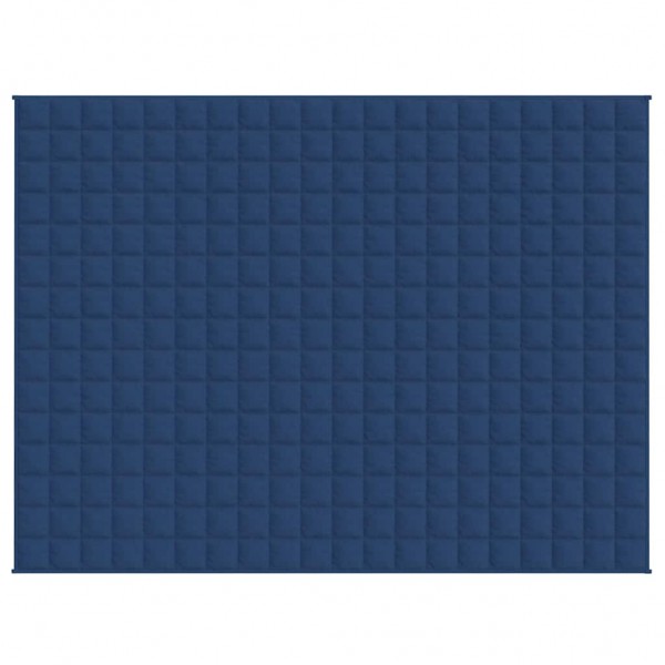 Тежко одеяло синьо 150x200 см 7 кг