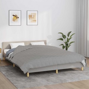 Тежко одеяло сиво 220x235 см 15 кг