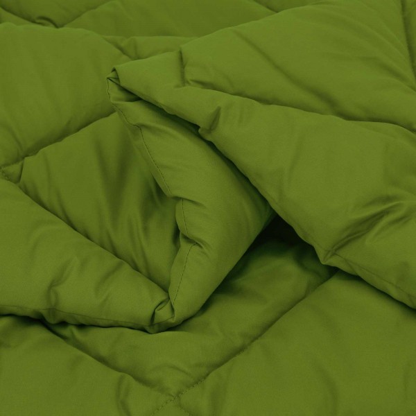 Зимна олекотена завивка Color Comfort с полиестерен пълнеж, 300 г/м², зелена