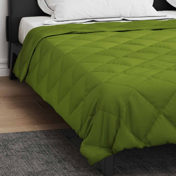 Зимна олекотена завивка Color Comfort с полиестерен пълнеж, 300 г/м², зелена