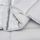 Зимна олекотена завивка Silky Comfort с полиестерен пълнеж, 300 г/м², сребриста