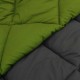 Двулицева лятна олекотена завивка Color Warm с полиестерен пълнеж, 200 г/м², в зелено и антрацит
