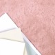 Килим OLITE имитация на заешка козина, с неплъзгаща се основа, Розово