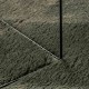 Овален плюшен килим HUARTE, горскозелен