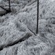 Овален шаги килим с дълъг косъм NAVARRA, светлосив