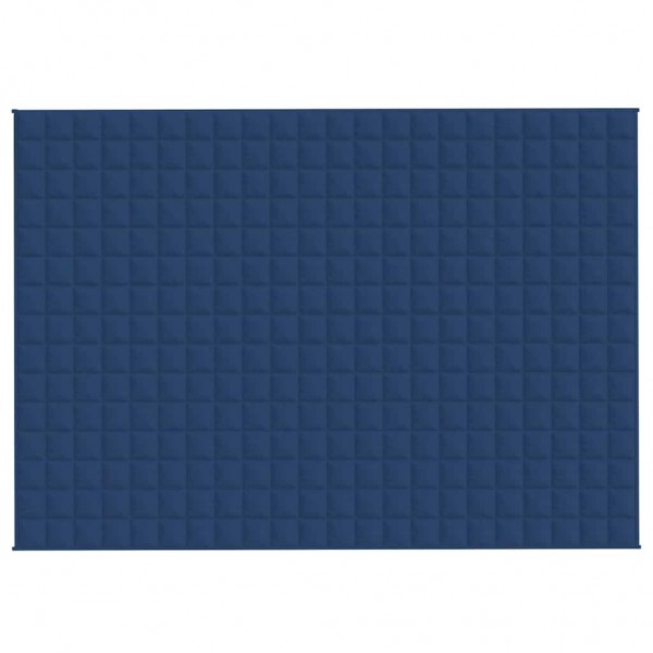 Тежко одеяло синьо 155x220 см 7 кг