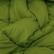 Зимна двулицева олекотена завивка Color Arctic с полиестерен пълнеж, 450 г/м², в зелено и антрацит