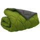 Зимна двулицева олекотена завивка Color Arctic с полиестерен пълнеж, 450 г/м², в зелено и антрацит