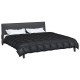Зимна олекотена завивка Silky Warm с полиестерен пълнеж, 450 г/м², черна