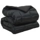 Зимна олекотена завивка Silky Warm с полиестерен пълнеж, 450 г/м², черна
