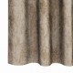 Кадифени завеси в цвят таупе с комбиниран перделък, 2 бр., 140 x 175 см