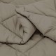 Лятна олекотена завивка Color Warm с полиестерен пълнеж, 200 г/м², светлосива