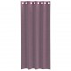 Пердета от воал в цвят патладжан с метални халки, 2 бр.