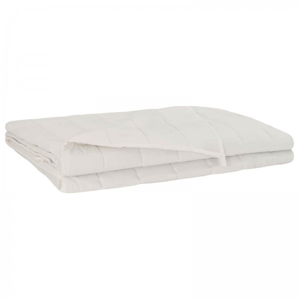 Тежко одеяло бяло 140x200 см 6 кг