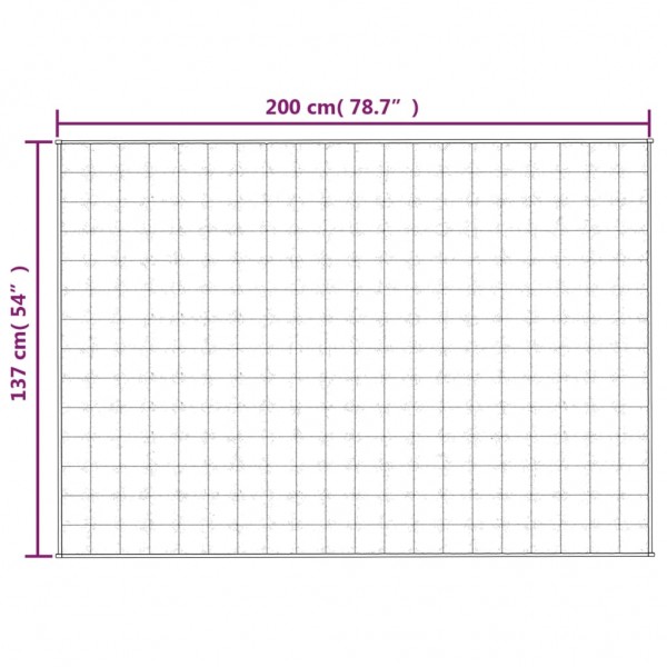 Тежко одеяло синьо 137x200 см 6 кг