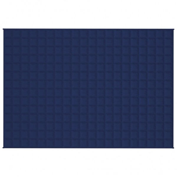 Тежко одеяло синьо 137x200 см 6 кг