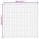 Тежко одеяло синьо 200x200 см 9 кг