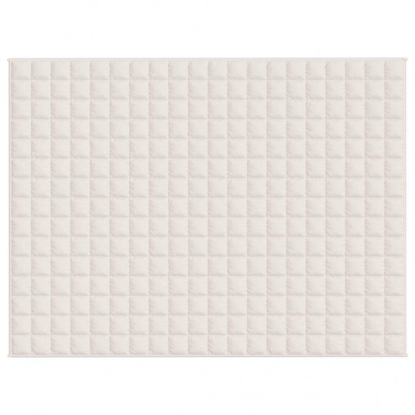 Тежко одеяло светлокремаво 150x200 см 7 кг