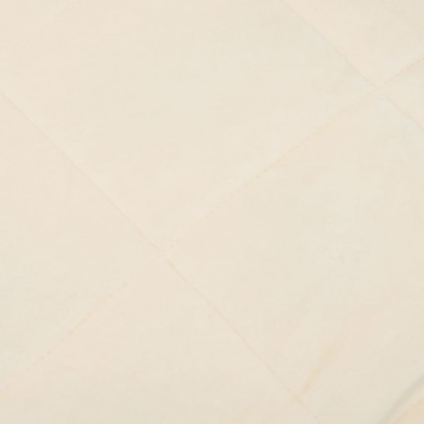 Тежко одеяло светлокремаво 200x230 см 9 кг