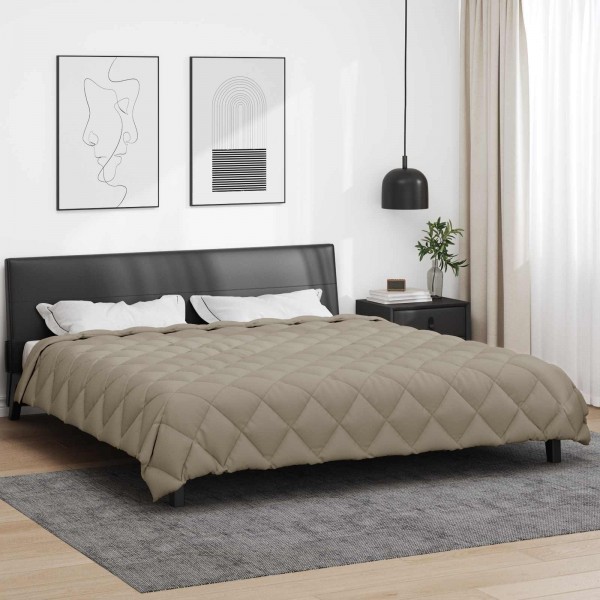 Зимна олекотена завивка Color Arctic с полиестерен пълнеж, 450 г/м², светлосива