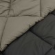 Двулицева зимна олекотена завивка Color Comfort с полиестерен пълнеж, 300 г/м², в светлосиво и антрацит