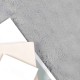 Фигурална пътека OLITE имитация на заешка козина, с неплъзгаща се основа, Сиво