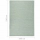 Градински плоскотъкан килим Tribal, тюркоазен