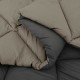 Лятна двулицева олекотена завивка Color Warm с полиестерен пълнеж, 200 г/м², в светлосиво и антрацит