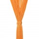 Пердета с ресни в цвят оранжев за тръбен корниз, 2 бр., 140 x 250 см
