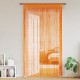 Пердета с ресни в цвят оранжев за тръбен корниз, 2 бр., 140 x 250 см