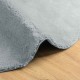 Плюшен килим овална капка HUARTE, сив
