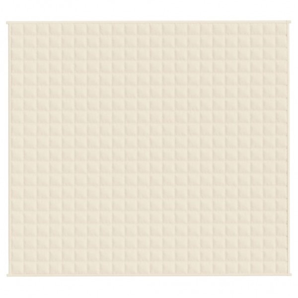 Тежко одеяло светлокремаво 200x230 см 13 кг