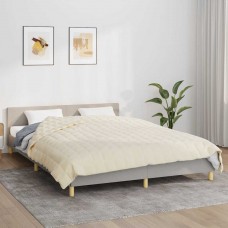 Тежко одеяло светлокремаво 220x235 см 11 кг