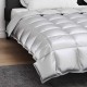 Зимна олекотена завивка Silky Warm с полиестерен пълнеж, 450 г/м², сребриста