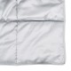Зимна олекотена завивка Silky Warm с полиестерен пълнеж, 450 г/м², сребриста