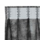 Кадифени завеси в цвят тъмносив с комбиниран перделък, 2 бр., 140 x 245 см