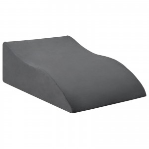 Клиновидна възглавница за крака Leg Elevation Comfort, 68 x 41 x 21 см, сива