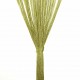 Пердета с ресни в цвят зелен за тръбен корниз, 2 бр., 140 x 250 см
