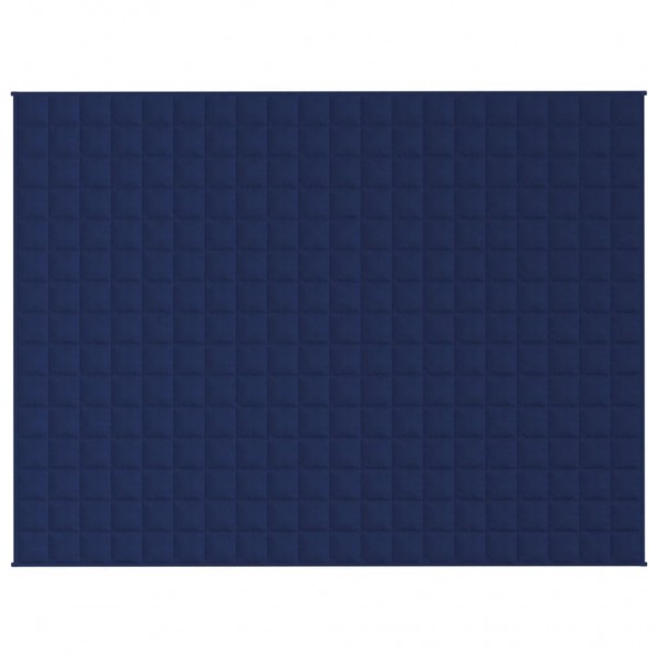 Тежко одеяло синьо 152x203 см 7 кг