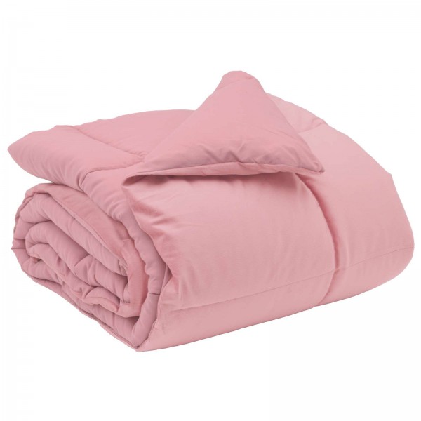 Зимна двулицева олекотена завивка Soft Duo Winter от микрофибър, розова