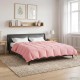 Зимна двулицева олекотена завивка Soft Duo Winter от микрофибър, розова