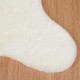 Фигурална пътека OLITE имитация на заешка козина, с неплъзгаща се основа, Кремаво