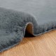 Килим OLITE имитация на заешка козина, с неплъзгаща се основа, Антрацит