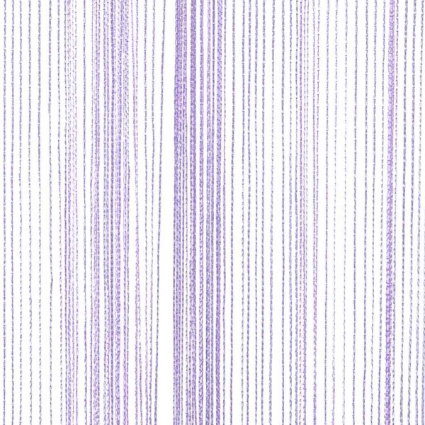 Пердета с ресни в цвят лилав за тръбен корниз, 2 бр., 140 x 250 см